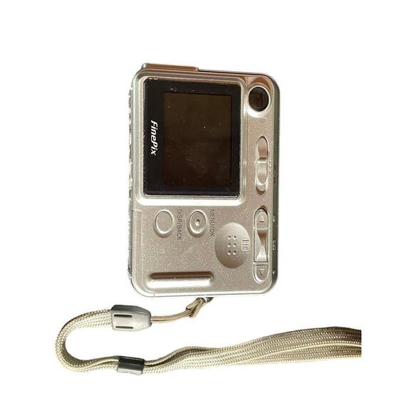 Fuji Film Fine Pix A350 Digital Camera. 5.2 Zoom. Batteries. Silver. Parts Only - Picture 2 of 4